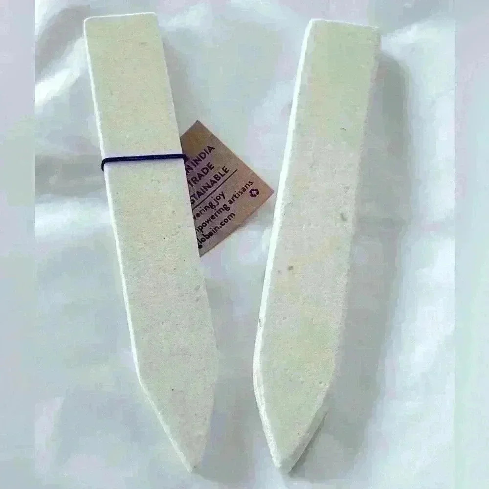 Handmade and Hand-Painted Ceramic Herb or Plant Markers Set/2 - Picture 3 of 4
